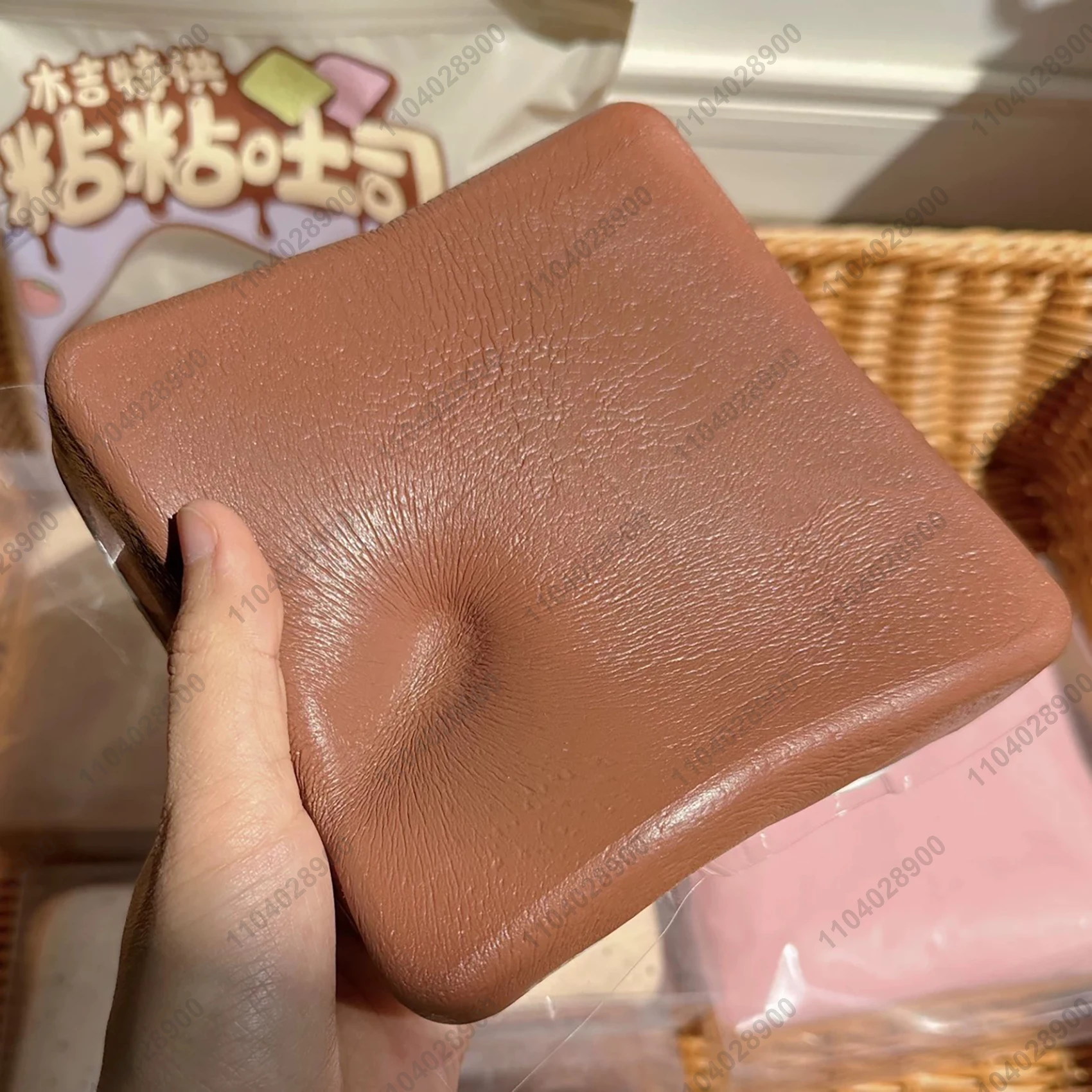 Кофейный тост мягкий медленно растущий зефир липкий шоколадный хлеб мягкая