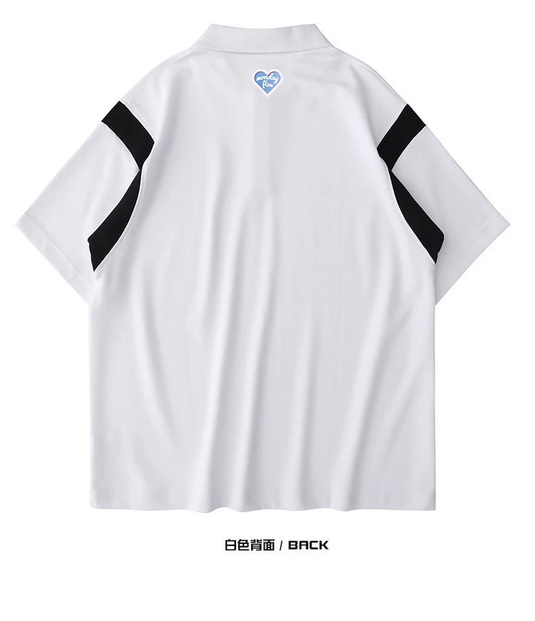 Мужская спортивная быстросохнущая рубашка для гольфа с коротким рукавом и