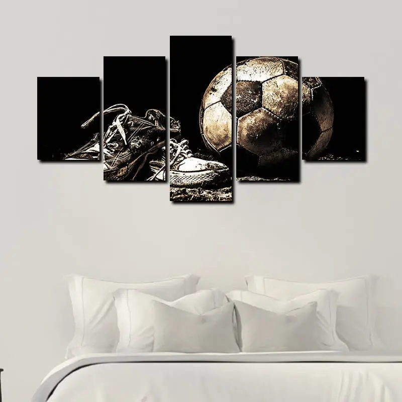 5 шт. настенные картины для гостиной спортзала без рамки |