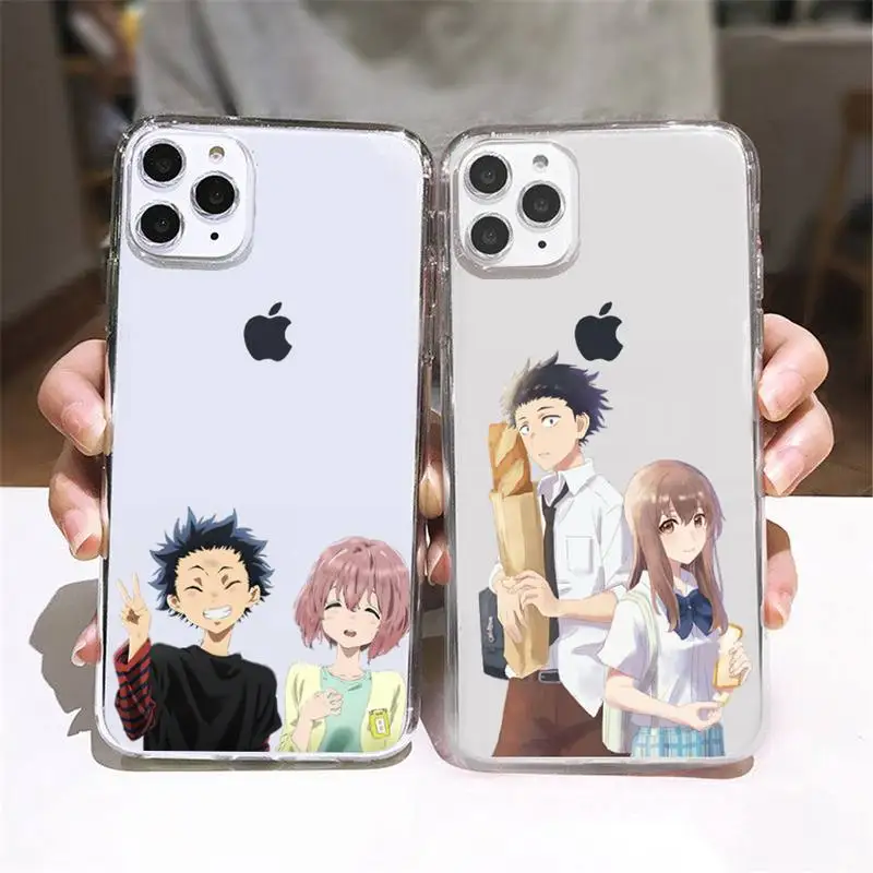 

Anime A Silent Voice Phone Case For iPhone 13 12 11 Pro XS Max XR X Mini 6 7 8 Plus Soft Silicone Back Cover Clear Phone Case