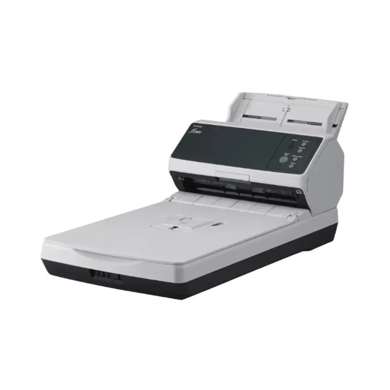 Фото Сканер Fujitsu Fi-8270 с USB-интерфейсом, CIS-сенсором, АПД (автоматической подачей документов), ручной подачей и функцией плоского сканирования, 600 dpi №2