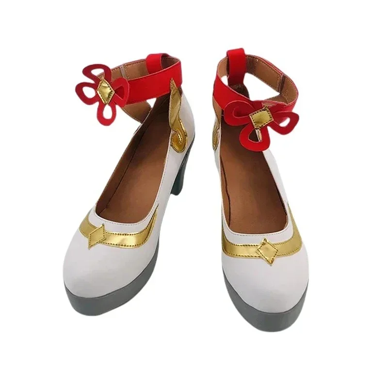 Genshin Impact Ganyu Косплей Костюм Аниме Хэллоуин Вечерние Необычные Платья Женский