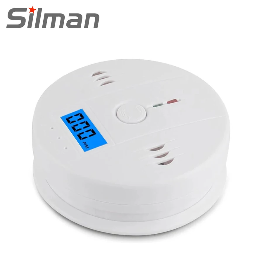 

Датчик CO с ЖК-дисплеем, независимый детектор аварийной сигнализации об отравлении угарным газом со встроенной сиреной 85 дБ