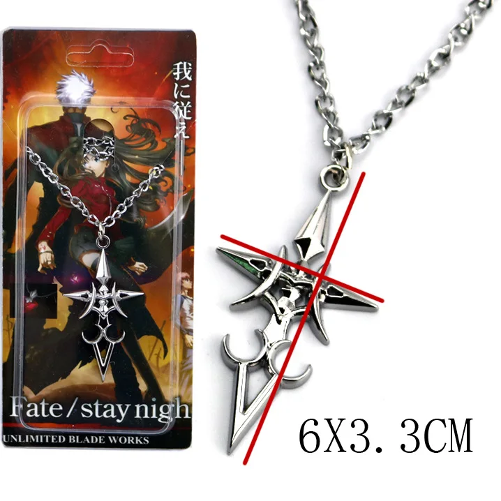 Ожерелье из аниме Fate Stay Night Saber Heart игрушки подвеска для косплея неограниченная