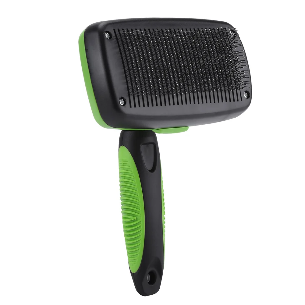 

Self Cleaning Pet Slicker Brush Comb Professional Dogs Cats Hair Removal Beauty Grooming Tool