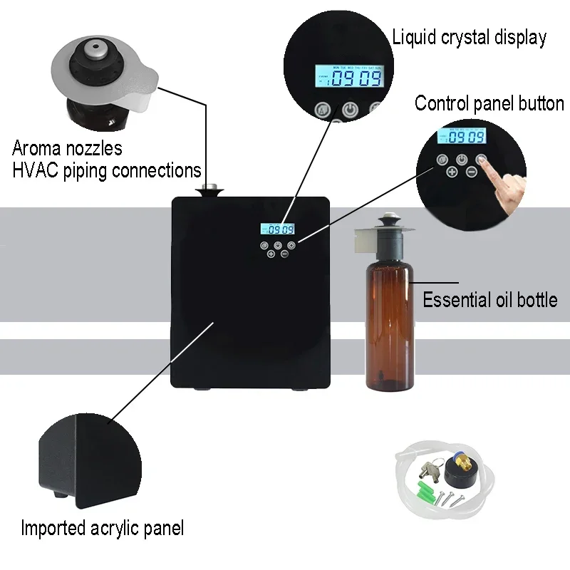 Фото Для Smart WiFi Bluetooth ароматизатор HVAC эфирное масло ароматизатор распылительная машина S1500 №4