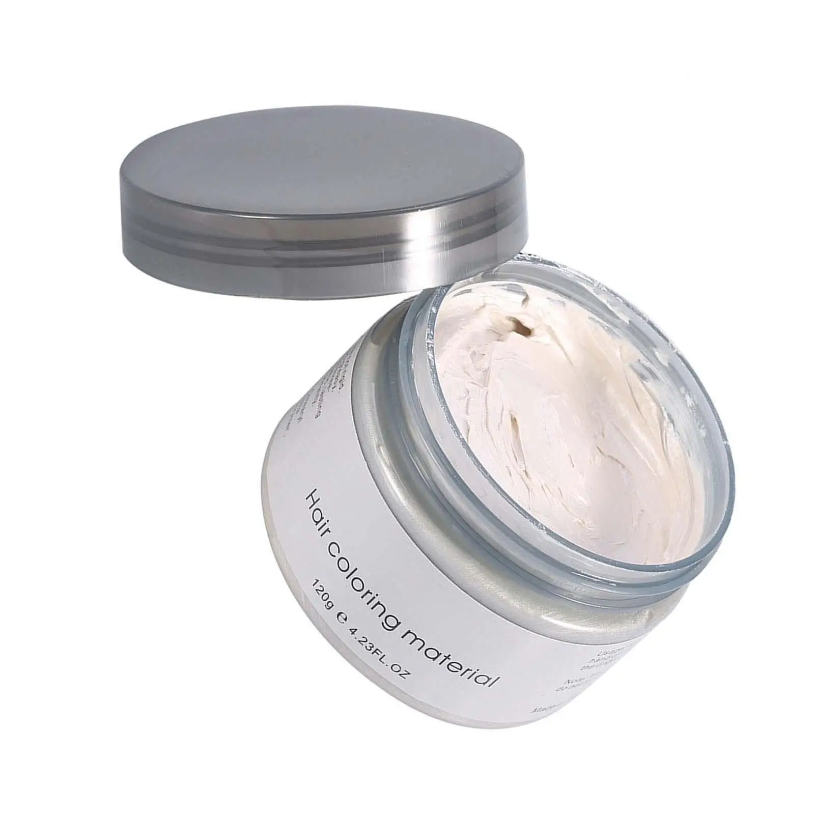 Воск для укладки серебристо-серого цвета 120 г прочная фиксация гель временного