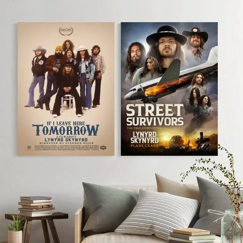 

Lynyrd Skynyrd Band Canvas Art Poster and Wall Art Picture Print Modern Family bedroom Decor Posters