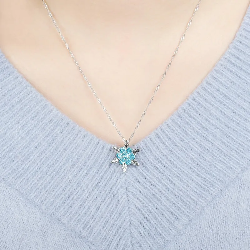 Женское Ожерелье в виде снежинки |