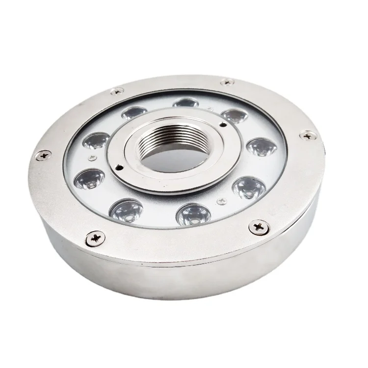 

Marine water use SS 316 submersible light DC24V 9*3W water jet fountain led lamp