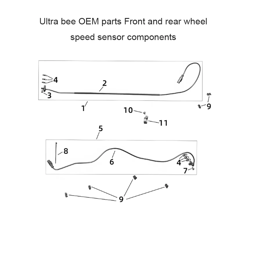 Датчик скорости заднего колеса Ultra Bee для SURRON ULTRA BEE Dirt Road электрический велосипед