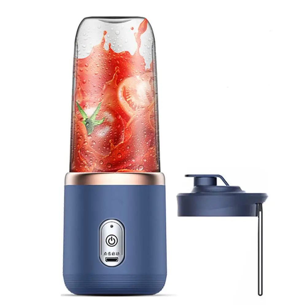 

Portable Juicer Cup, Cordless Mini Fruit Juice mixer,Small Blender for Shakes and Smoothies, USB Rechargeable Battery, for Home