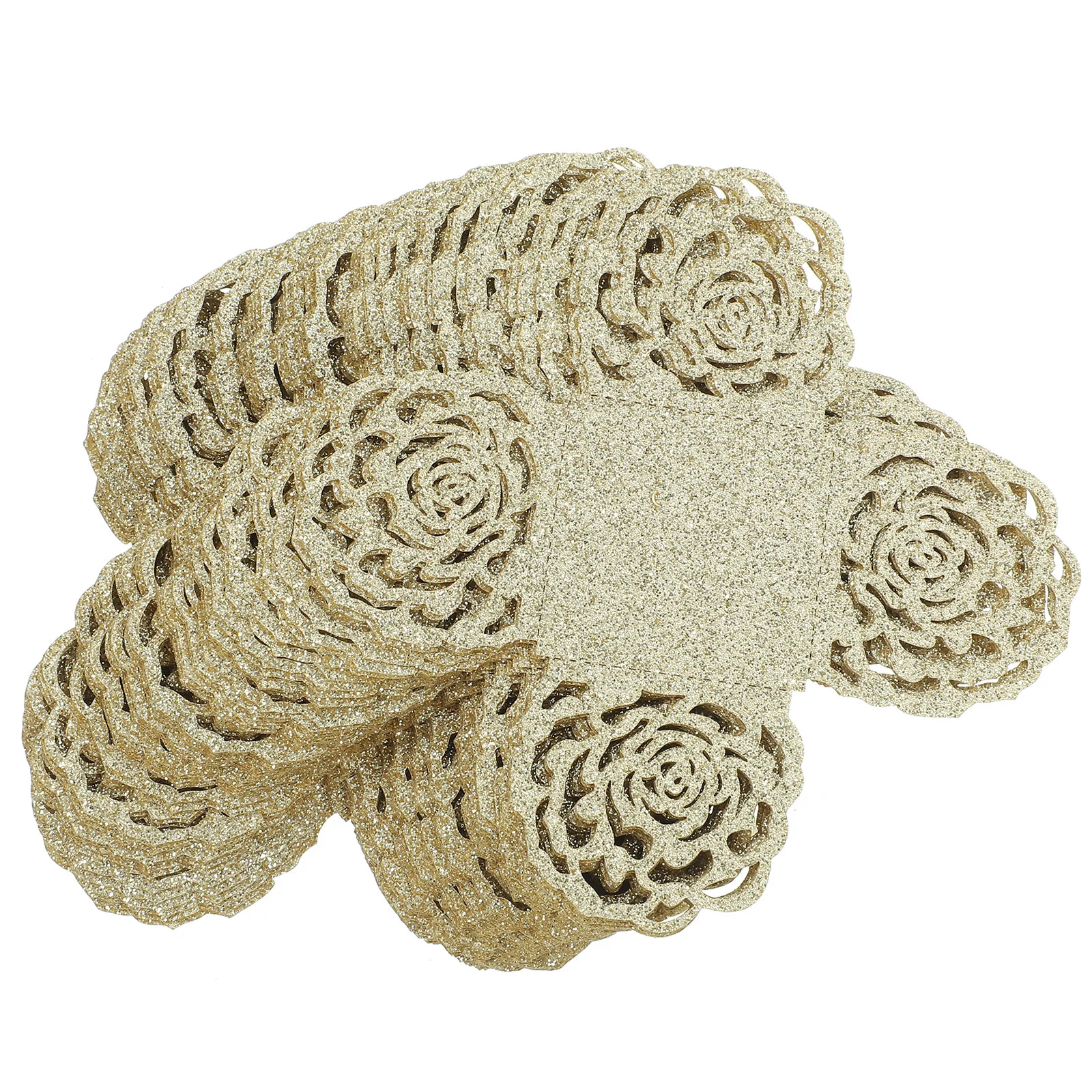 

Chocolate Paper Holders Truffle Cups Wrapping Rose Border Packaging Paper Tray For Wedding Party Dessert Table Decor