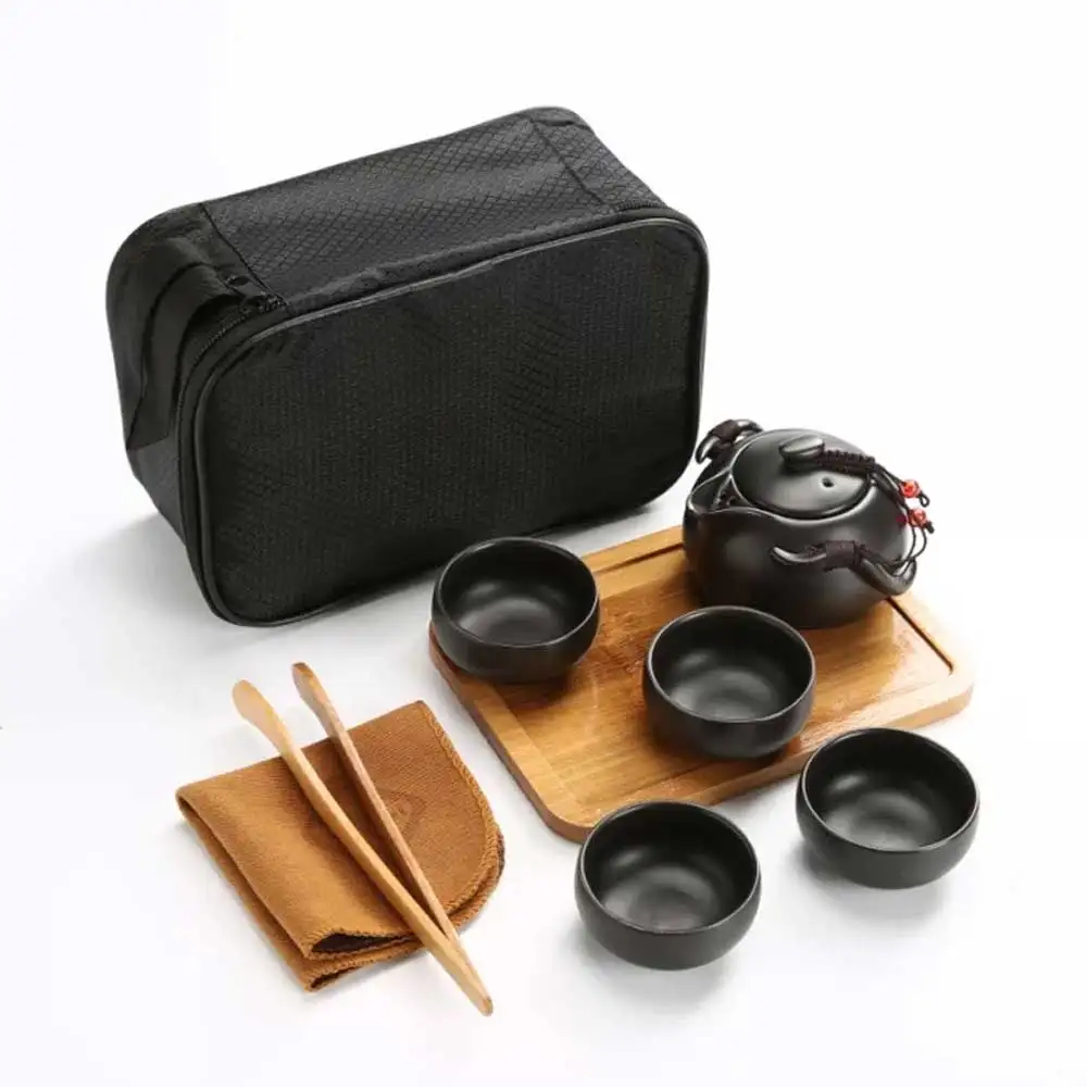 

Керамический чайный набор Gaiwan, ручной работы