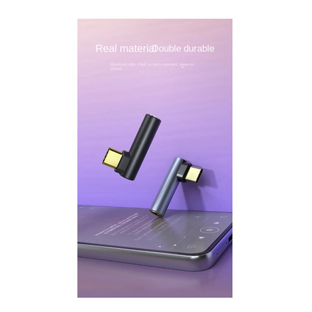 

Мини-адаптер для наушников с разъемом USB Type-C на 3,5 мм