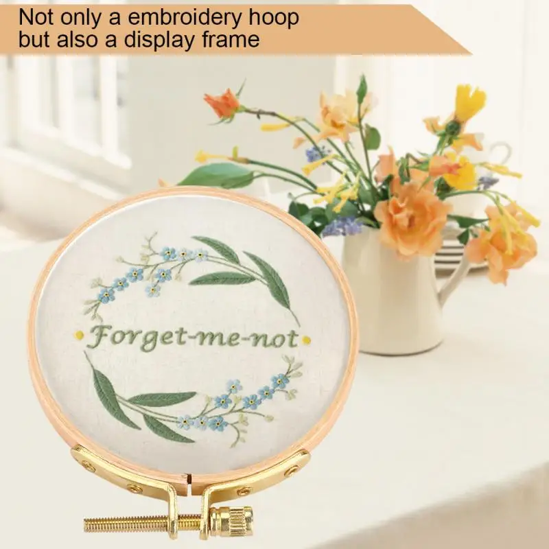5 размеров Ручная рама из Букового дерева обруч для вышивки КОЛЬЦО круглая рамка
