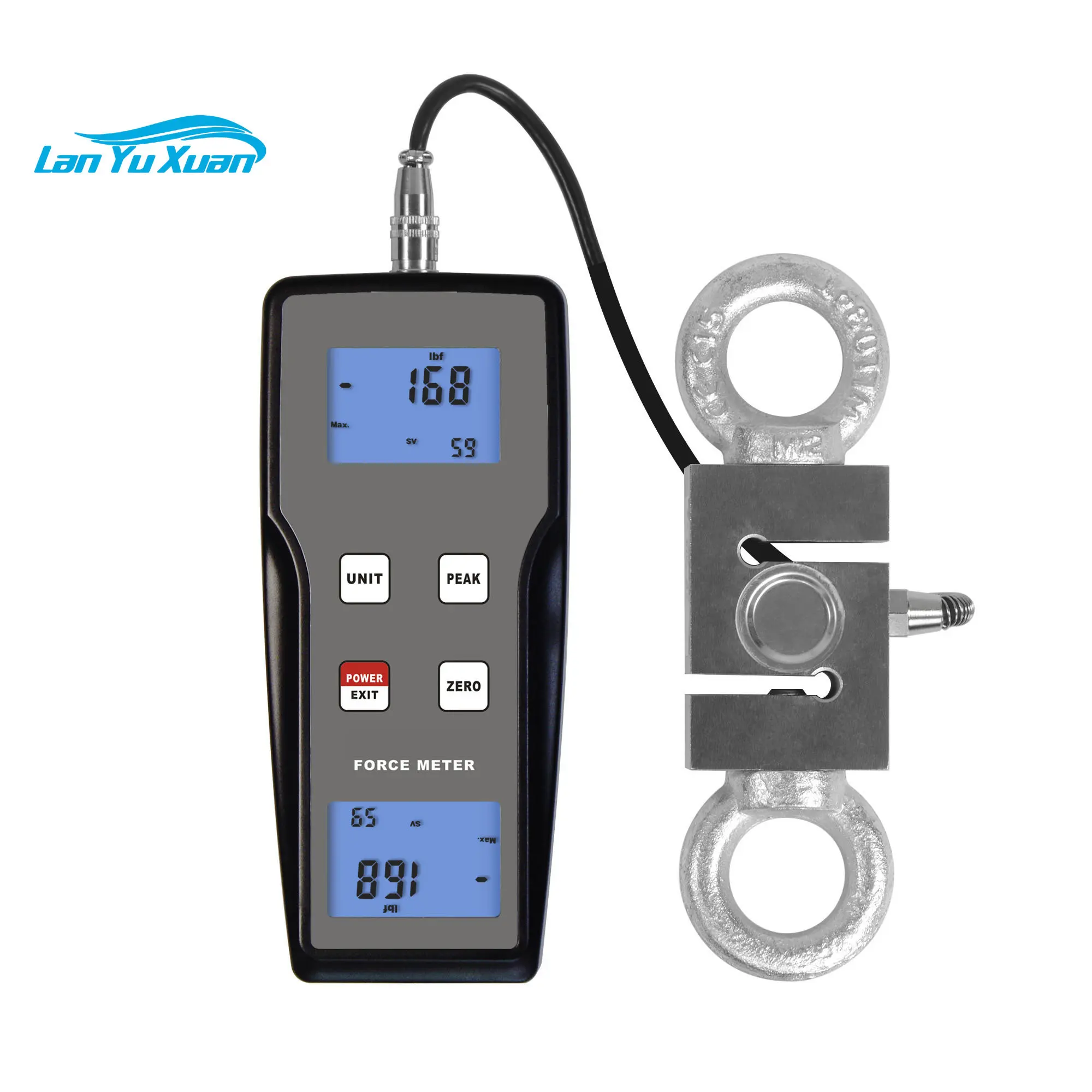 

Hand Held Force Series Dynamometers FM-204 200KG 500KG 1000KG Digital Force Measuring Instruments