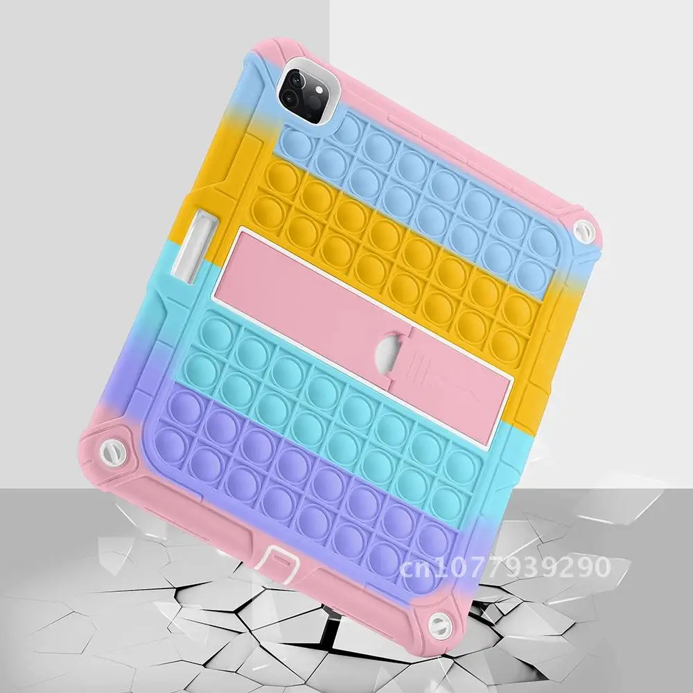 Чехол Pop Push It для IPad Pro 2021 2020 2018 10 9 чехол Air4 Air5 нетоксичный Мягкий силиконовый Pro11