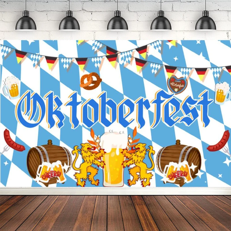 

Фон для фотосъемки, искусственные украшения, баннер, фон для немецкого фестиваля баварского пива, плакат