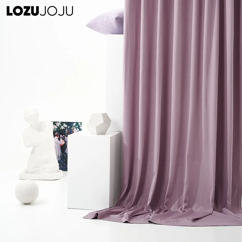 

New Year Blackout Curtains Solid Color For Living Room For Window Treatment Drapes Custom Curtain For Bedroom Home Decor