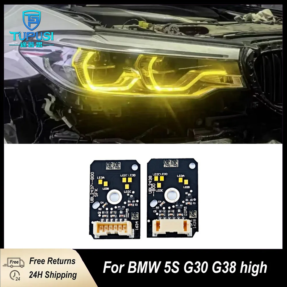 

Желтые Светодиодные Дневные Ходовые Огни (ДХО) Для BMW G30 G38 F90 M5 G31 G32 GT 2018-2020