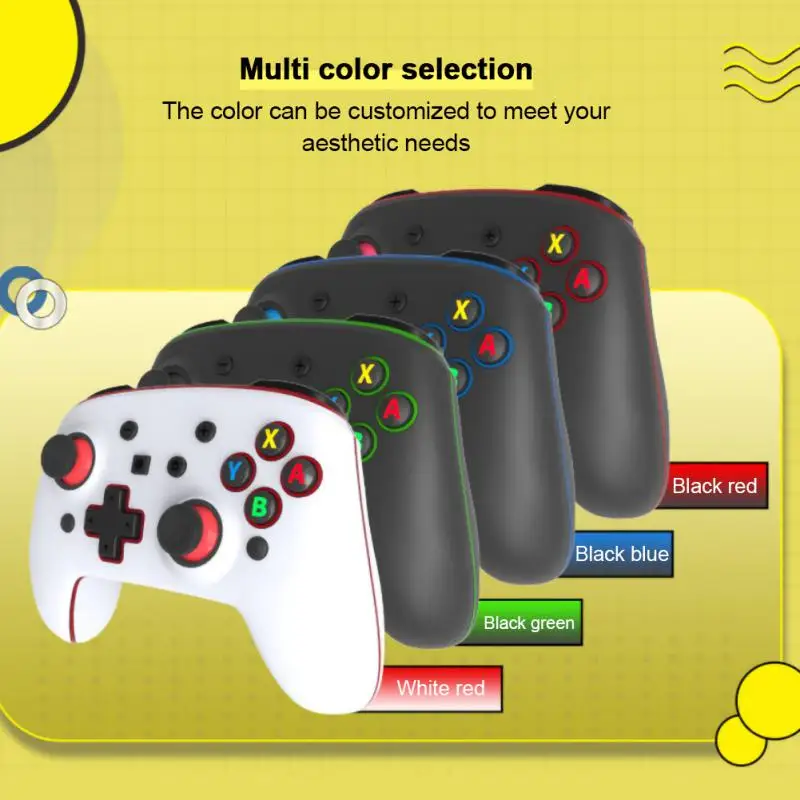 

Bluetooth-compatible Gamepad Science Fiction Wireless Controller Supports Steam Built-in Six-axis Gyroscope Game Accessories