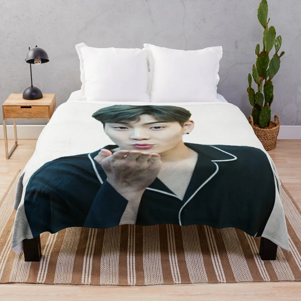 shownu Throw Blanket warm blanket softest blanket Single blanket