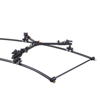 ed380 portable slider dolly with 4sets straight 3sets curved track rail system include carry bag