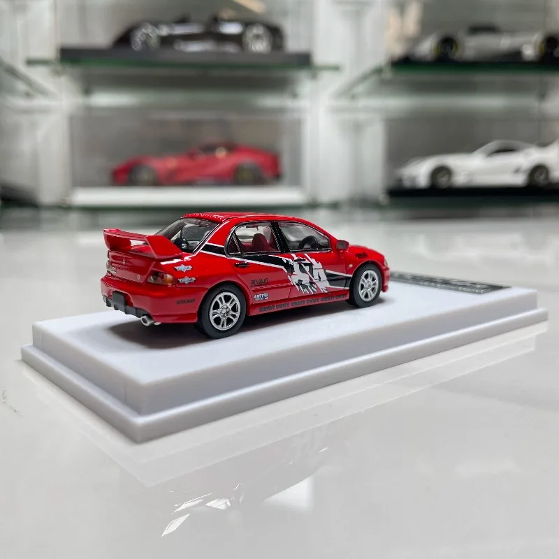 Фото Модель автомобиля LMLF 1:64 из литого сплава: Mitsubishi Lancer EVO 9. Изысканная детализация, реалистичная миниатюрная коллекционная копия. Идеальный подарок. №4