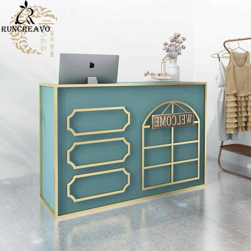 Clothing Store Cash Register Beauty Salon Reception Desk Barber Shop Children's Clothing Store Bar Counter Small Counter Desk