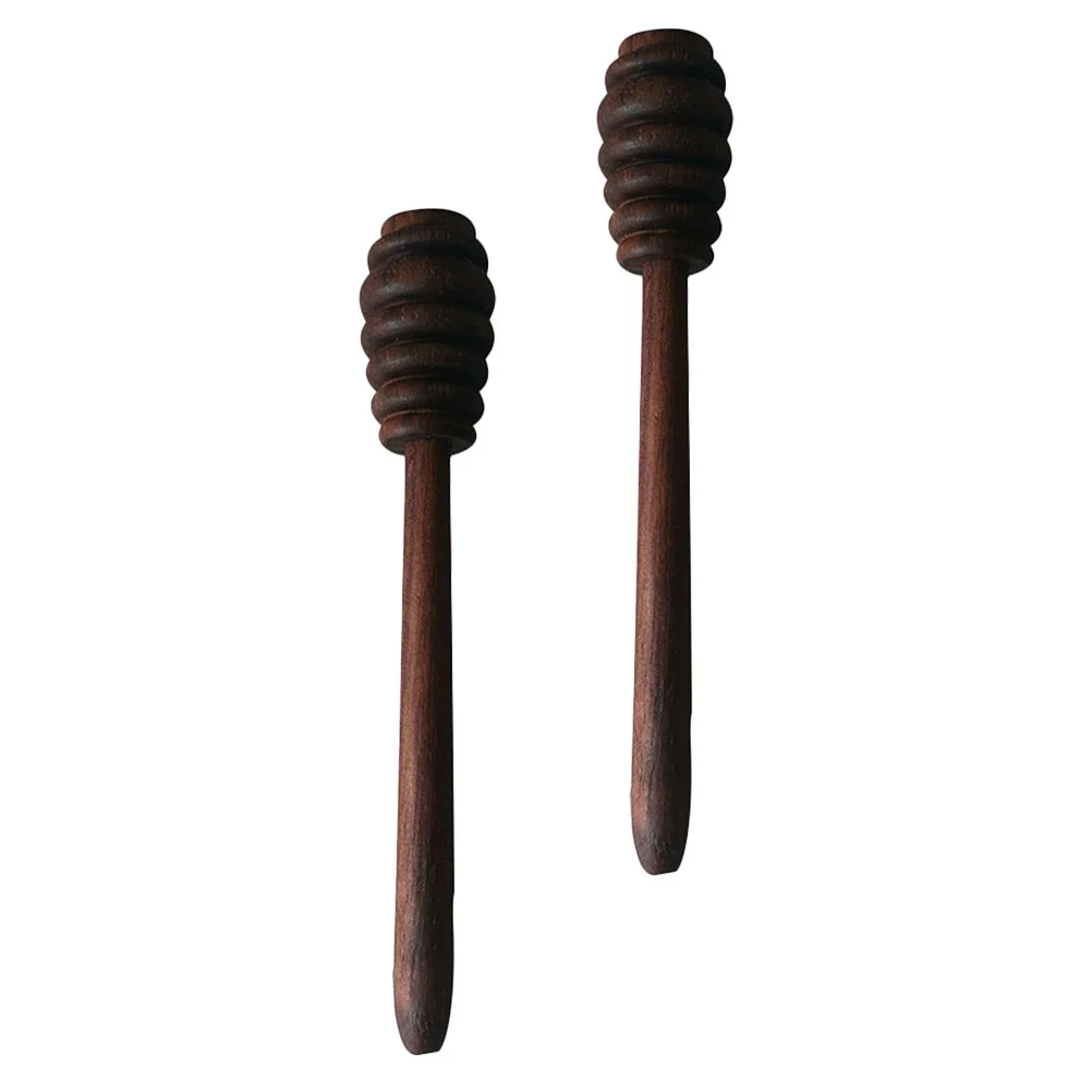 

Honey Dipper Sticks Spoon Honeycomb Mini Wooden Stirrer Wand Wood Stick Stir Stirring Dippers Jar Server Drizzler Jam Ladle
