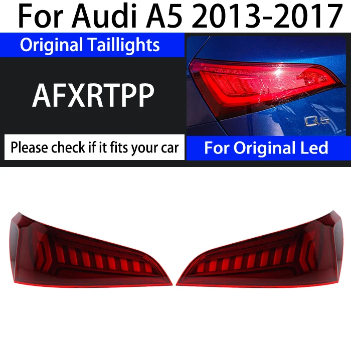 

Автомобильные аксессуары для Audi Q5, светодиодные задние фонари 2008-2017, задний фонарь с динамическим указателем поворота, задние фонари, противотуманные фары Plug and Play