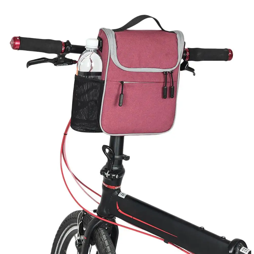 

Bicycle Handlebar Bag 5l Large Capacity Multi-function Waterproof Bike Basket For Bicycle Electric Bikes