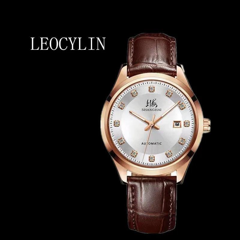 

LEOCYLIN Shanghai original Automatic mechanical watch business sapphire Waterproof luminous high-quality stainless Wristwatches
