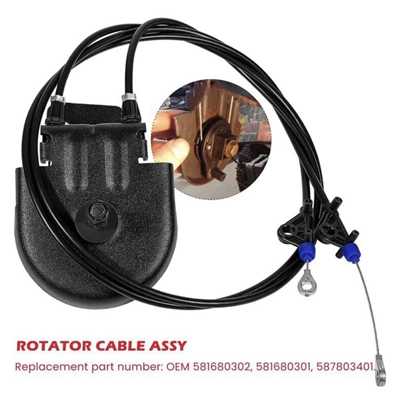 581680302 581680301 поворотный кабель в сборе для Husqvarna ST224/P ST227P ST230P ST324 ST327 ST330 &amp catan PR241 - PR300