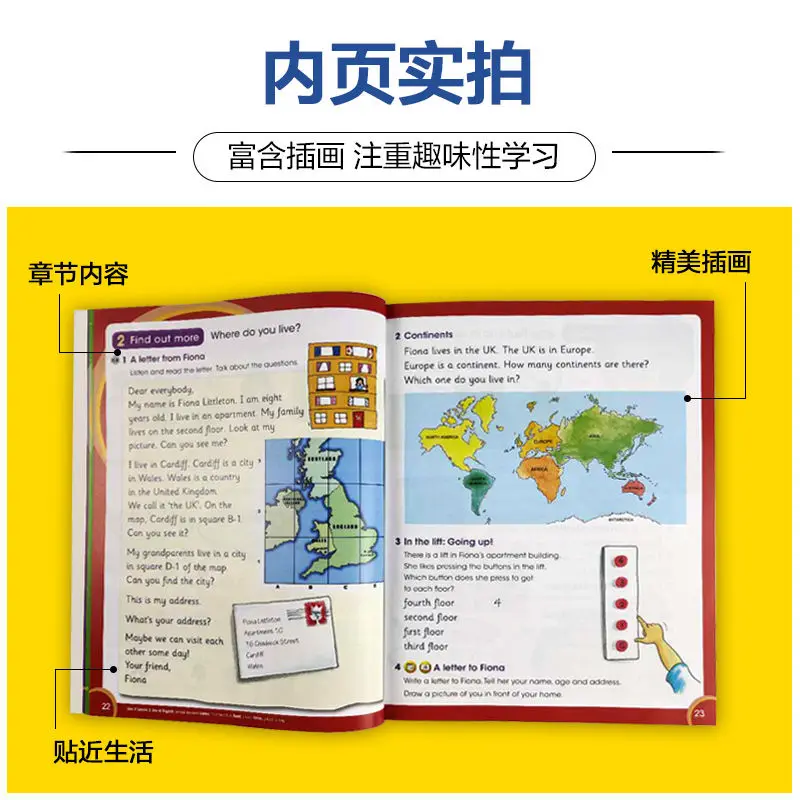 Global English Grade 1-9 Student Book Workbook Plus Audio Cambridge International Children's English Professional Education Book enlarge