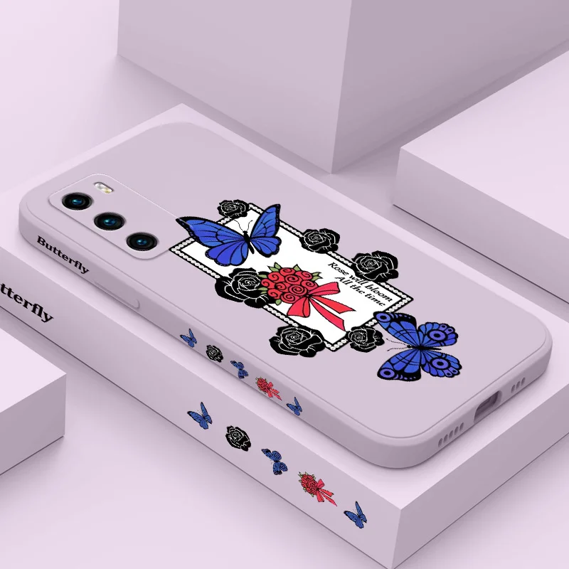

Butterfly Box Phone Case For Huawei P40 P50 P30 P20 Pro Lite Nova 10 10SE 9 9SE Mate 50 50E 40 30 20 Pro Lite Cover