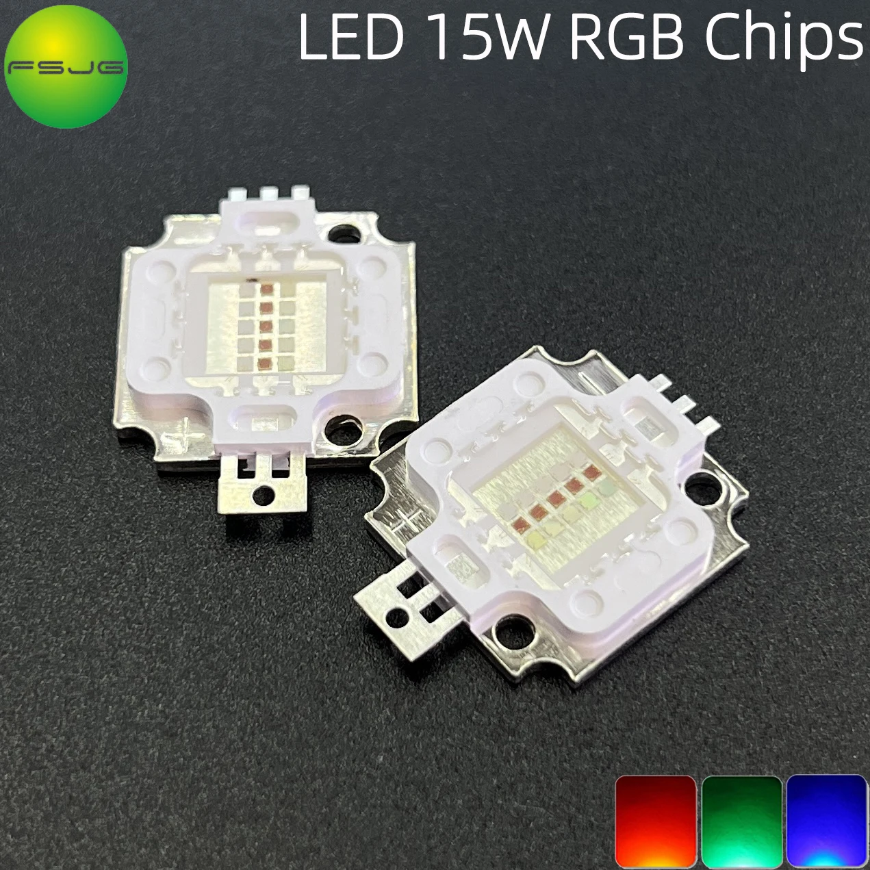Светодиодный RGB чип высокой мощности COB Лампа 15 Вт 35mli бусины драйвер Blubs Epistar для DIY