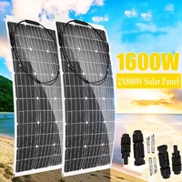 solar panel 18v 800w 1600w pet flexible solar system solar panel kit complete rv car battery solar charger for home outdoor rv