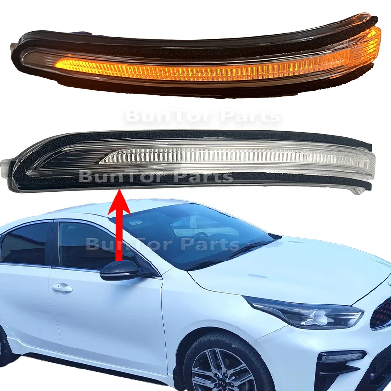 Фото Указатель поворота в зеркале заднего вида для KIA CERATO/K3 2019-2025 # 87614-M6000 87624-M6000 Указатель поворота в боковом зеркале (левый или правый) №1