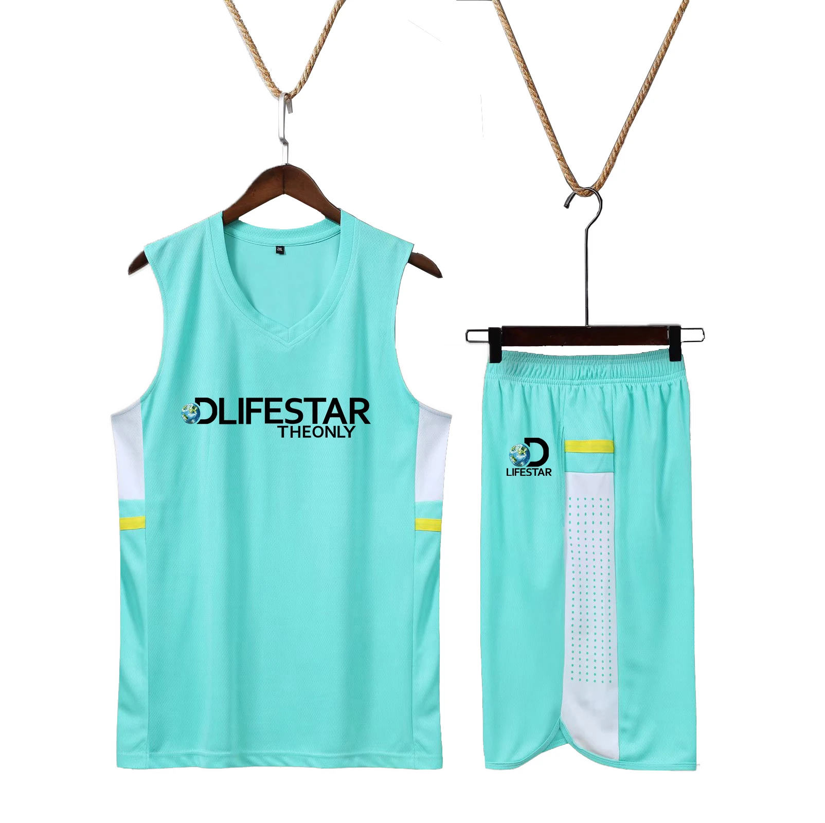 New Men's Printed T-Shirt + Shorts Sets Summer Men Vest Tees&Shorts 2 Pcs Set Business Casual Sportswear Tracksuit Men's