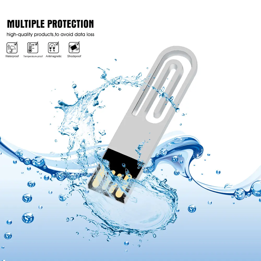 USB-флеш-накопитель металлический 4-128 ГБ