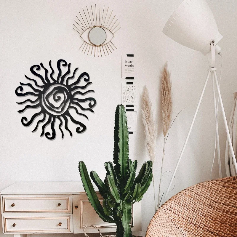 Металлическая настенная скульптура с защитой от ржавчины 18 дюймов идеально