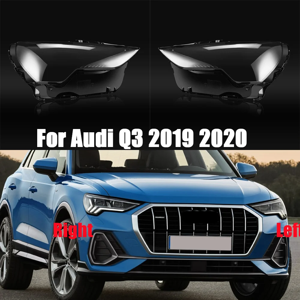 

Абажур фары для автомобиля Audi, 3, 2019, 2020, прозрачный, корпус противотуманных фар