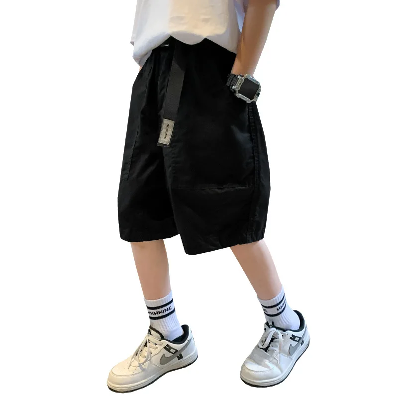 

Summer Boys Clothes Fashion New Children's Clothing Teenage All-match Casual Shorts Five-point Pants Kids Jeans 6 8 10 12 14 Yrs