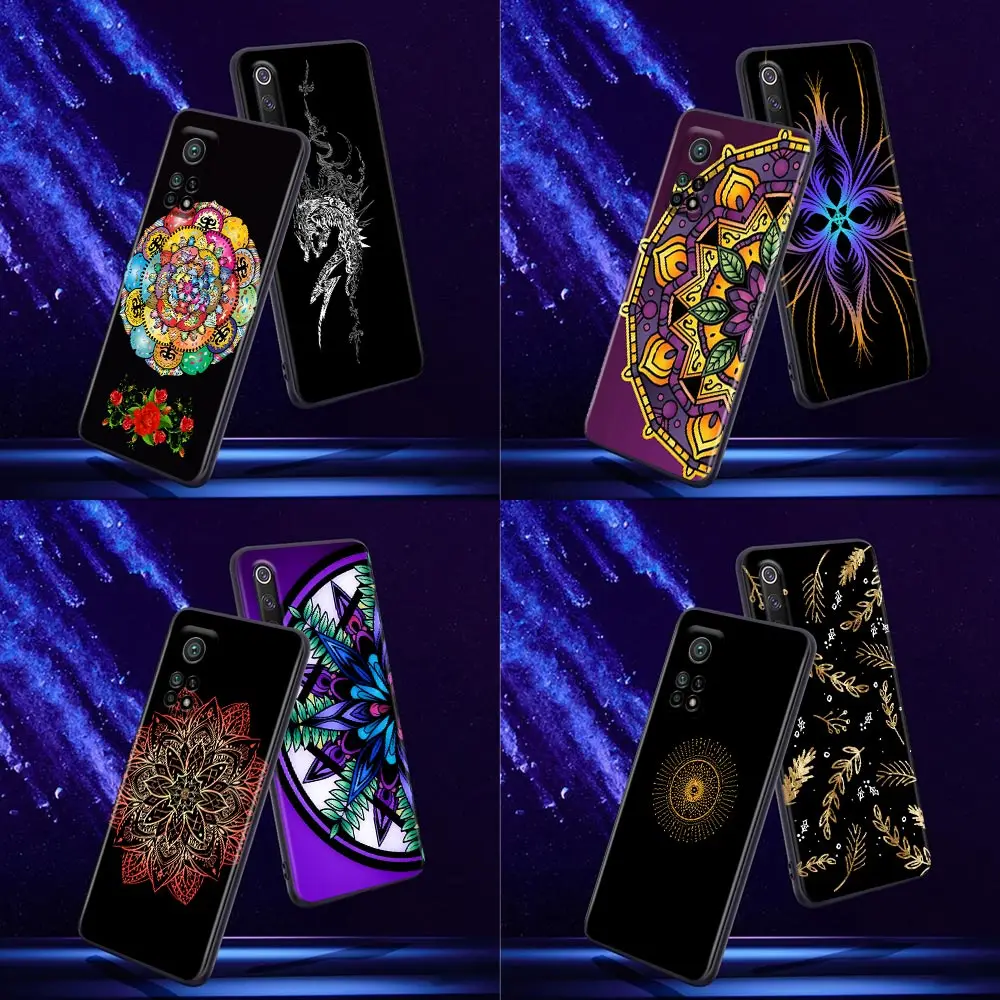 

Phone Case for Xiaomi Mi 9 9T SE 10T 10S A2 Lite CC9 Note 10 Pro 5G Soft Case Silicone Cover Sexy Floral Vintage Lace Flower