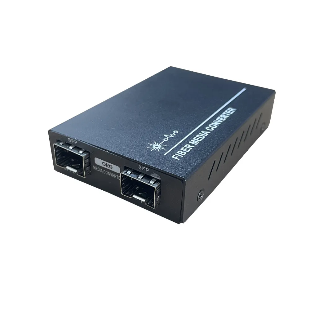 Фото Plexda 10GBASE-X Dual SFP+ Одномодовый многорежимный преобразователь OEO повторитель (FMC-10G-OEO2212) №1