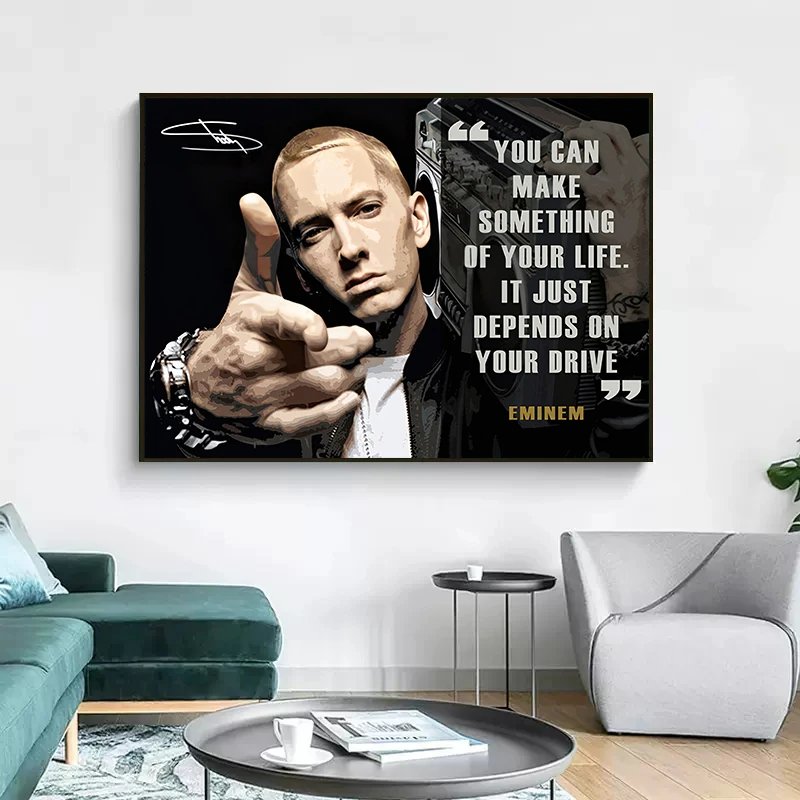 Мотивационный плакат холст живопись планшетофон винтажный портрет настенное