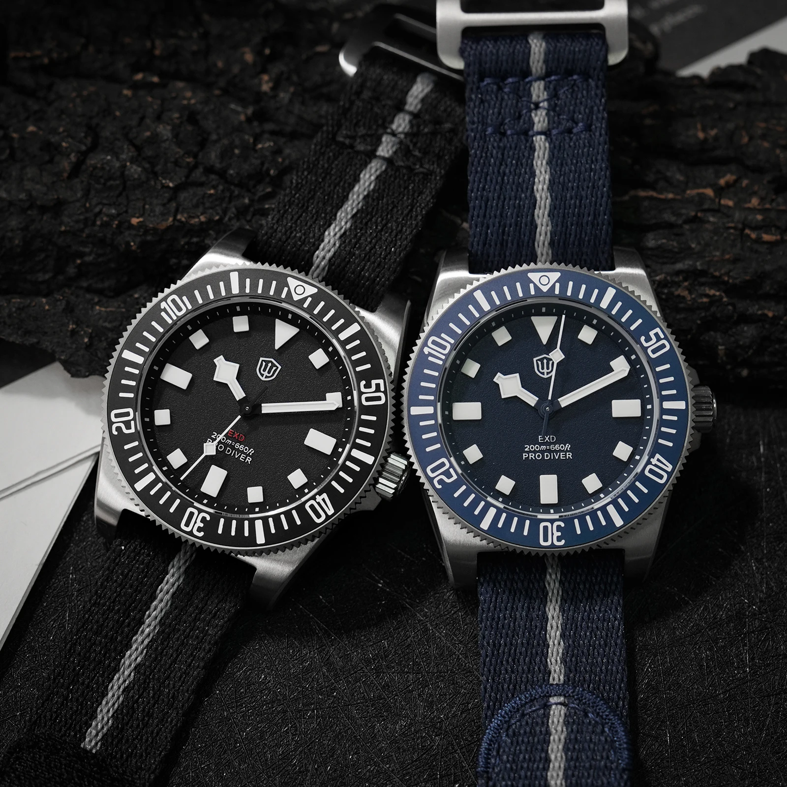 Фото Watchdives EXD V2 40 мм винтажные часы VH31 Sweep Second Механизм с сапфировым стеклом BGW9 Светящиеся водонепроницаемые титановые часы 20 бар №3