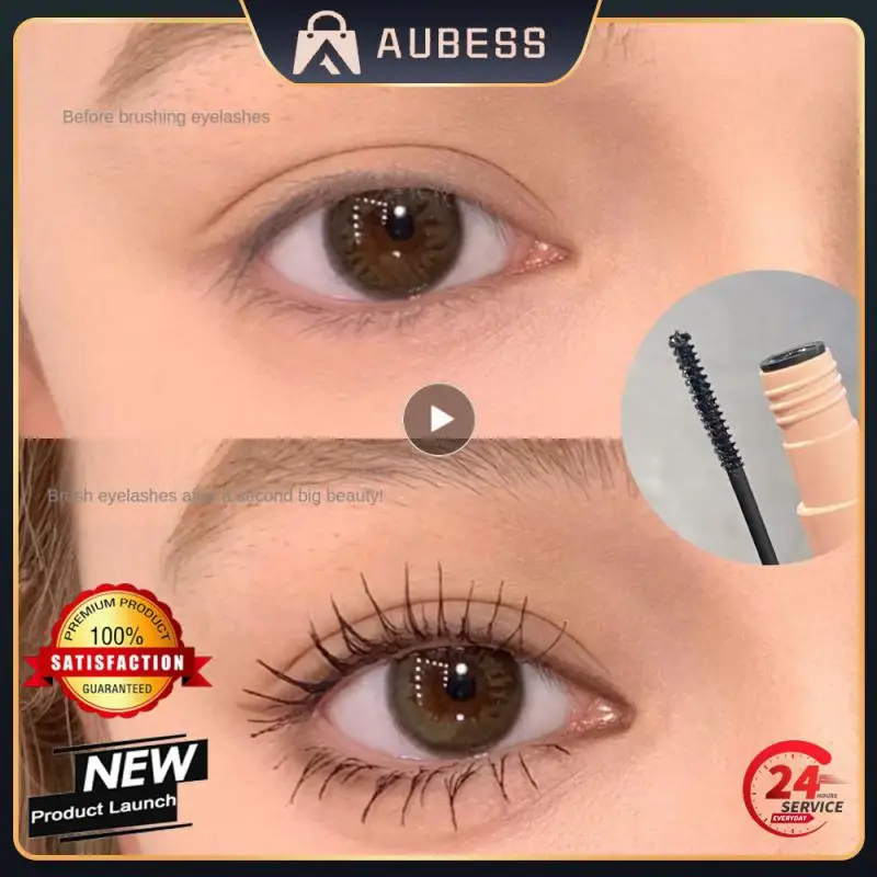 

Long Eyelashes Nature Mascara 3g Sweatproof Natural Eyelashes Eye Products Eyelash Primer Brush Head Water Proof Black Mascara